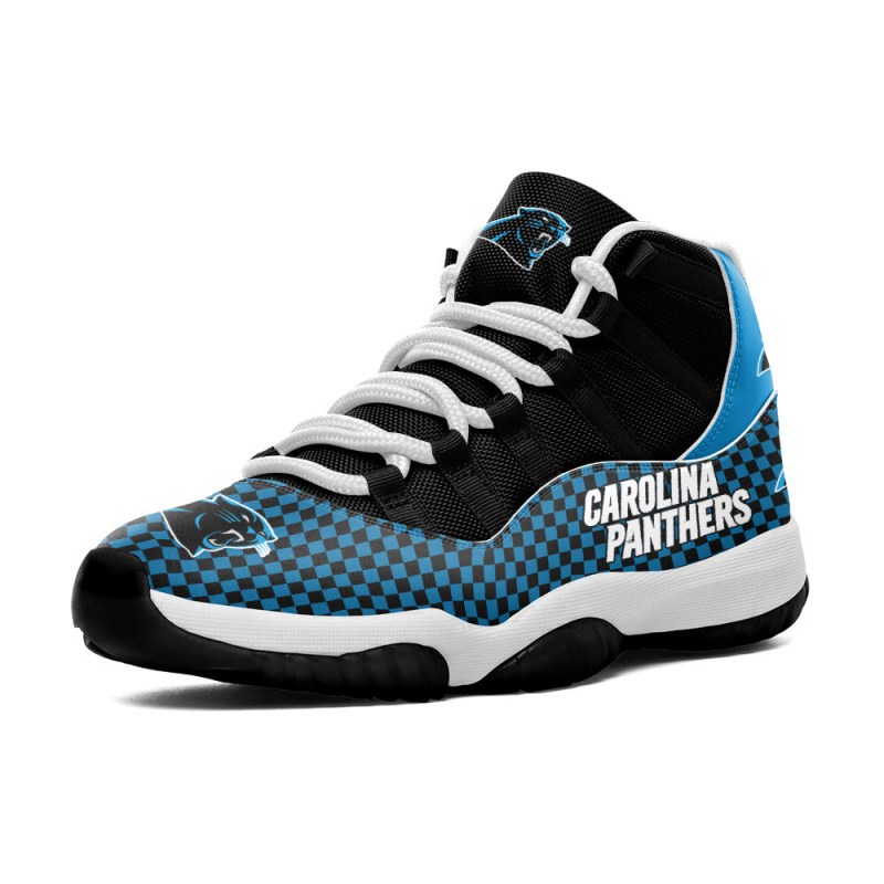 Vegan Leather Carolina Panthers Sneakers