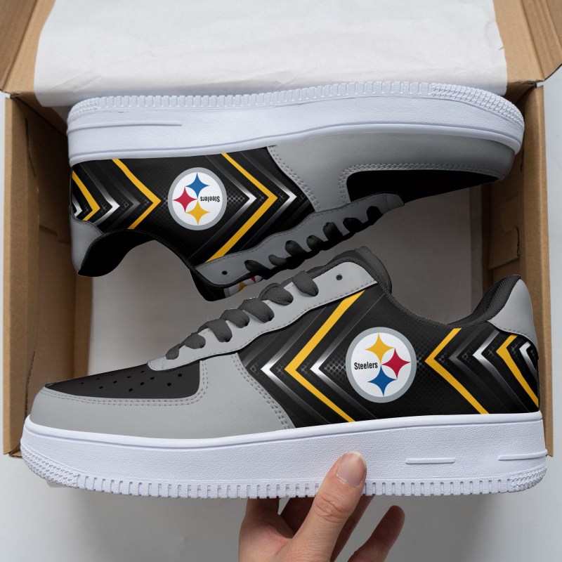 Pittsburgh Steelers AF1 Shoes Top View
