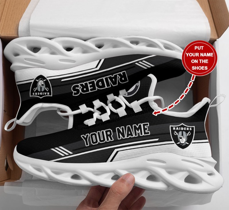 Las Vegas Raiders Personalized Sneakers