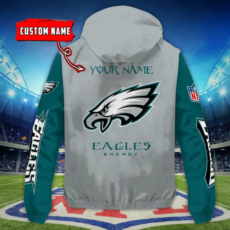 Philadelphia Eagles Jacket Side View