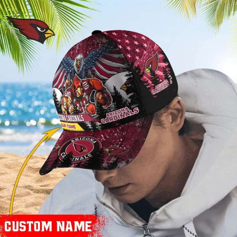 Arizona Cardinals Personalized Classic Cap Details