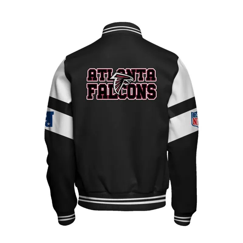 Atlanta Falcons Varsity Jacket - Model View