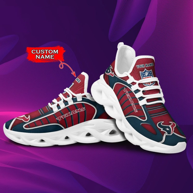 Houston Texans Personalized Yezy Running Sneakers