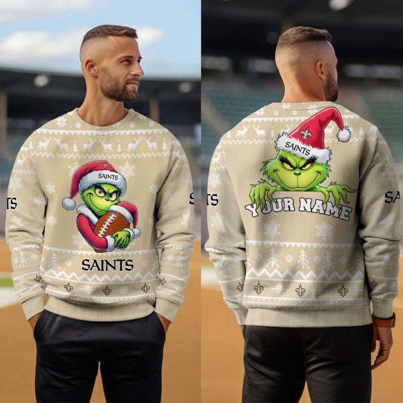 New Orleans Saints Ugly Christmas Sweater 5