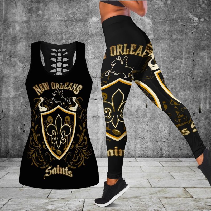 New Orleans Saints Tank Top and Leggings