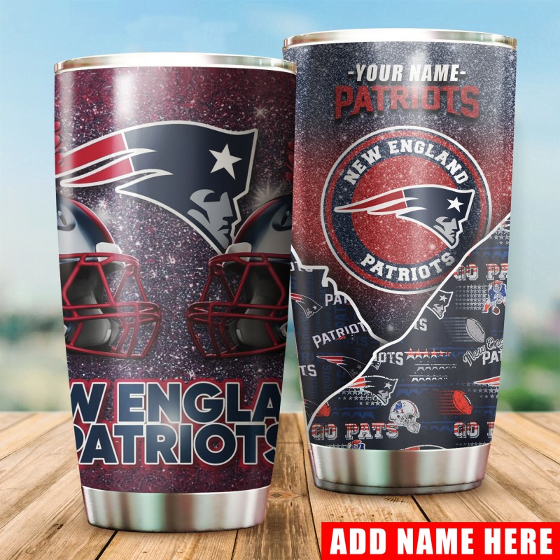 New England Patriots Personalized Tumbler