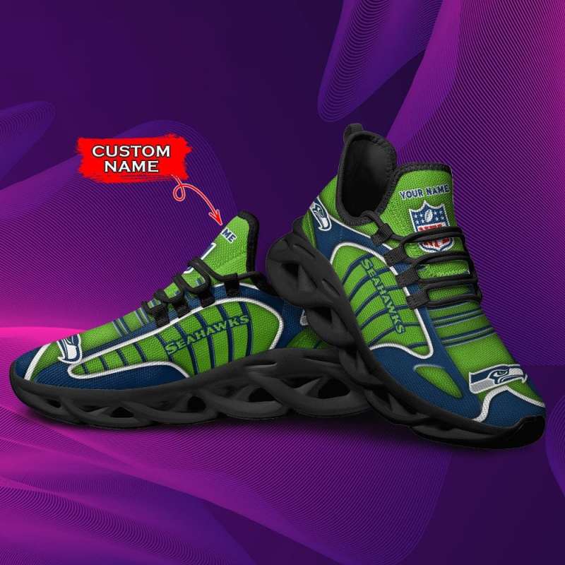 Seattle Seahawks Personalized Sneakers