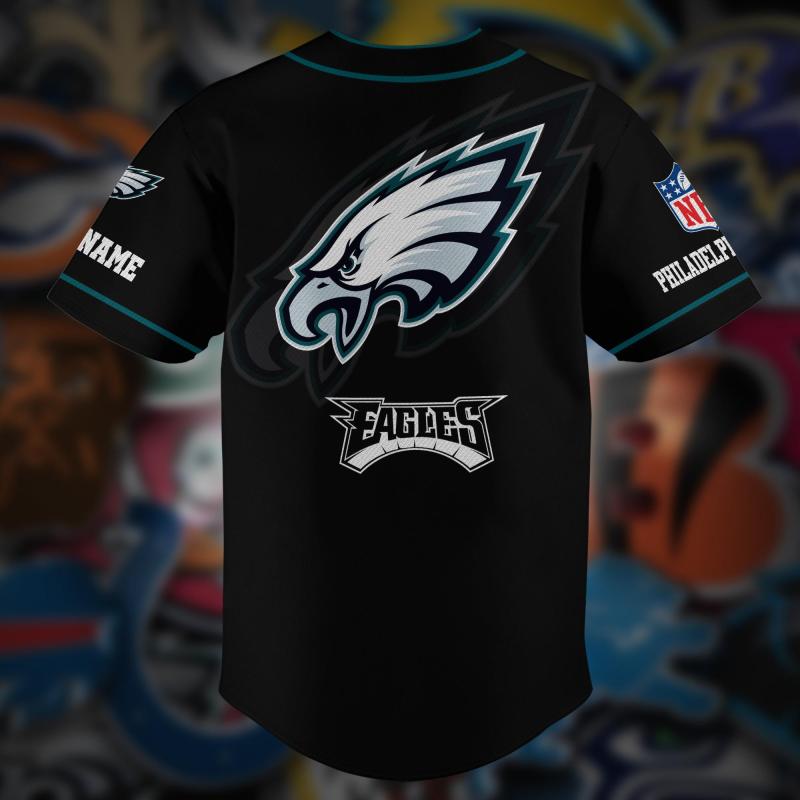 Philadelphia Eagles Jersey Back View