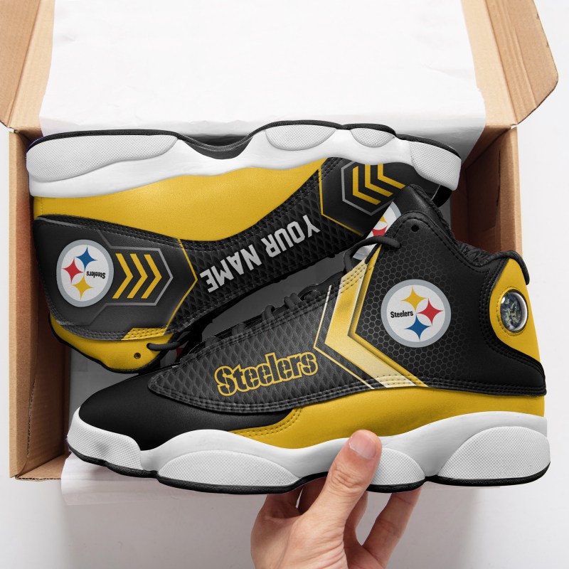 Pittsburgh Steelers Personalized AJD13 Sneakers