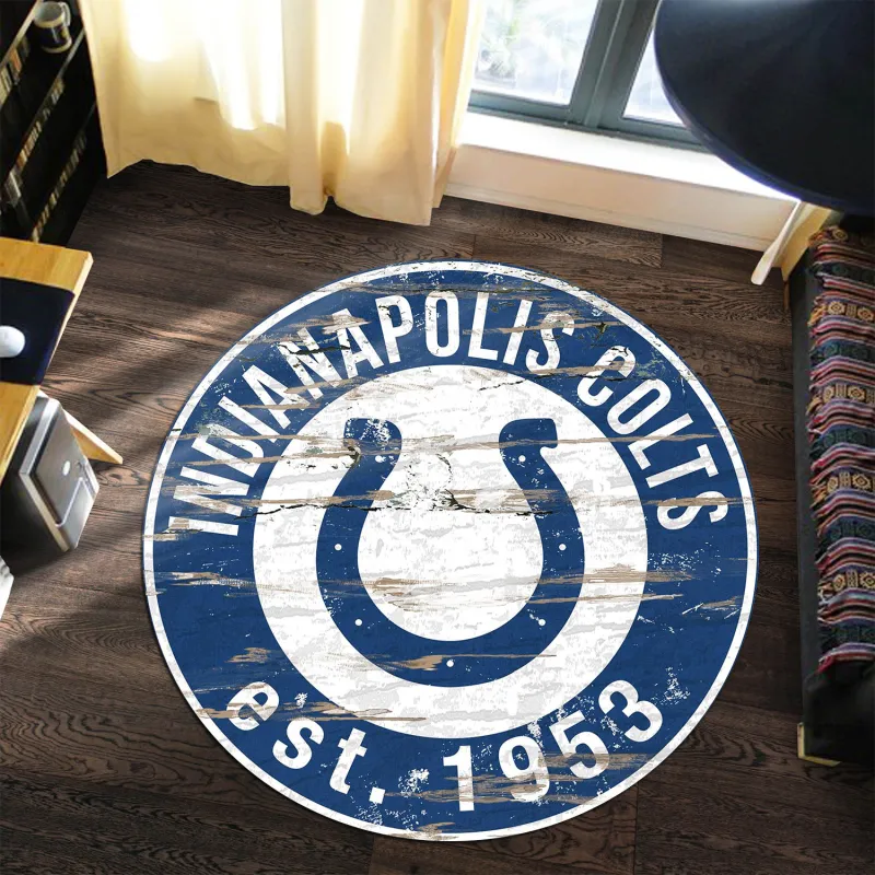 Indianapolis Colts Round Rug