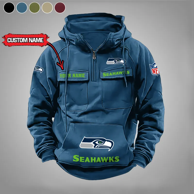 Blue Seattle Seahawks Hoodie
