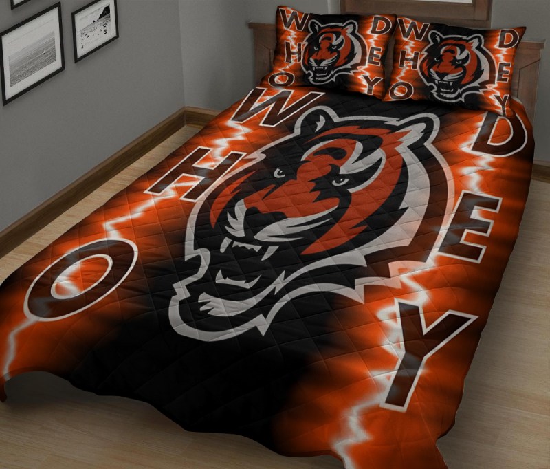 Cincinnati Bengals Quilt Set