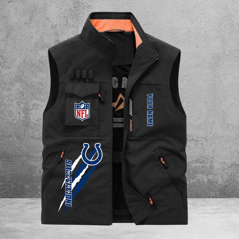 Indianapolis Colts Multi-Pockets Vest