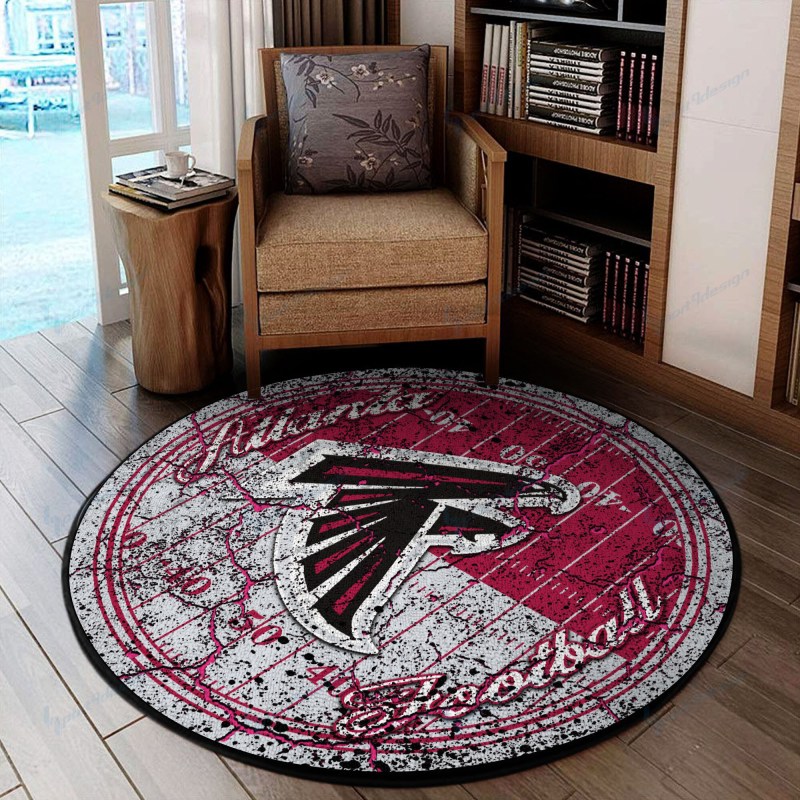 Atlanta Falcons Round Rug 55