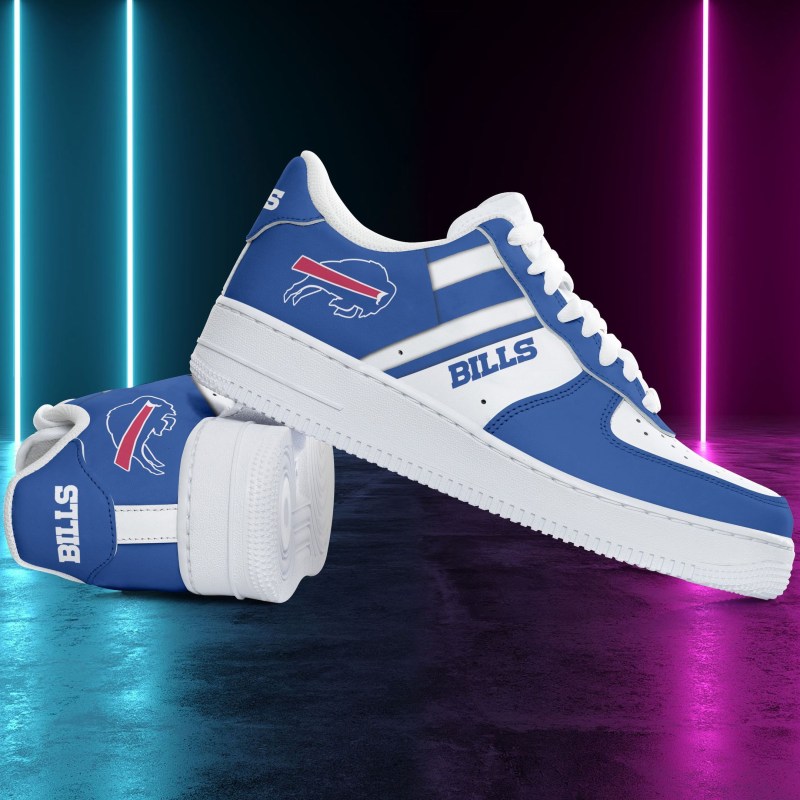 Buffalo Bills AF1 Shoes Side View