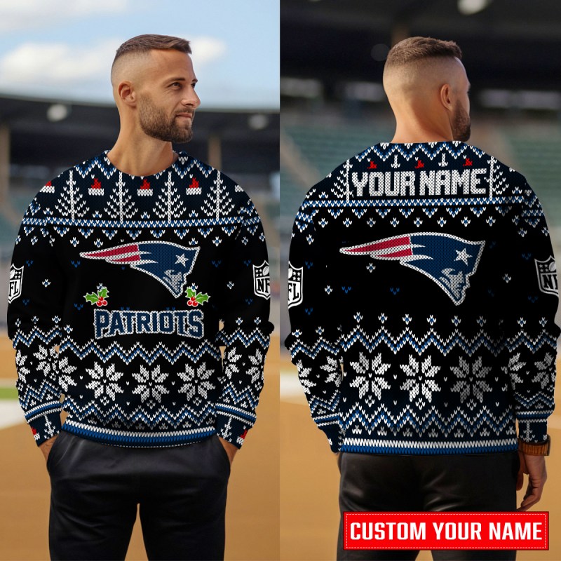 New England Patriots Ugly Christmas Sweater 3