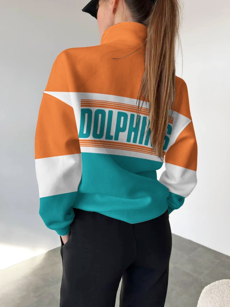 Miami Dolphins Sweatshirt Back View