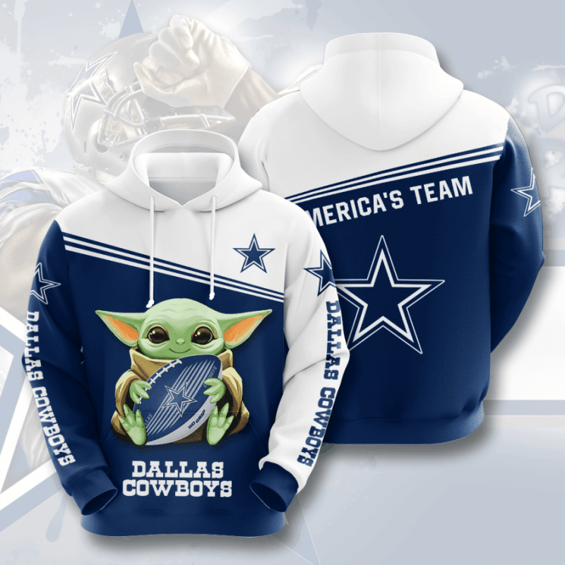 Dallas Cowboys 3D Hoodie