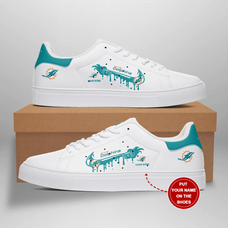 Miami Dolphins Personalized SS Custom Sneakers