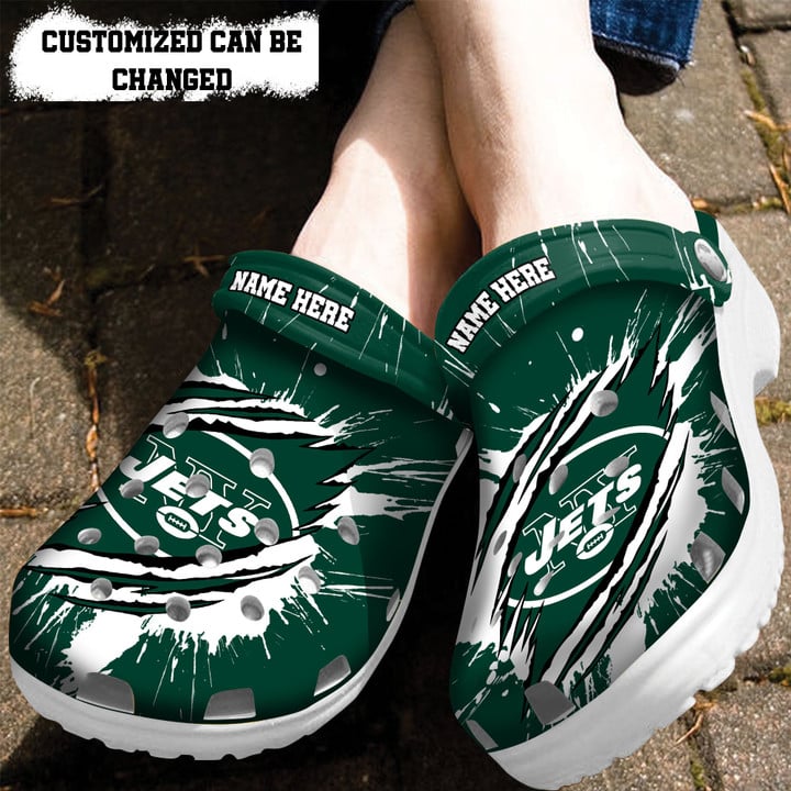 New York Jets Personalized Limited Clog