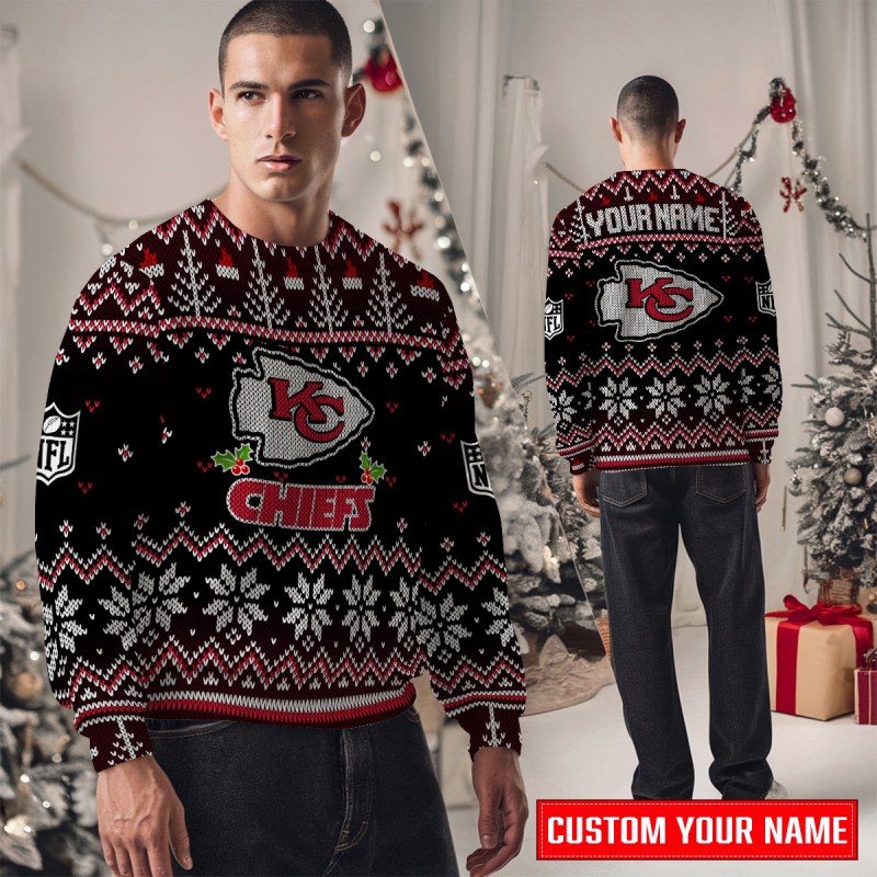 Kansas City Chiefs Ugly Christmas Sweater 2