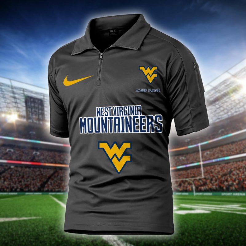 West Virginia Mountaineers Army Polo Shirt 1