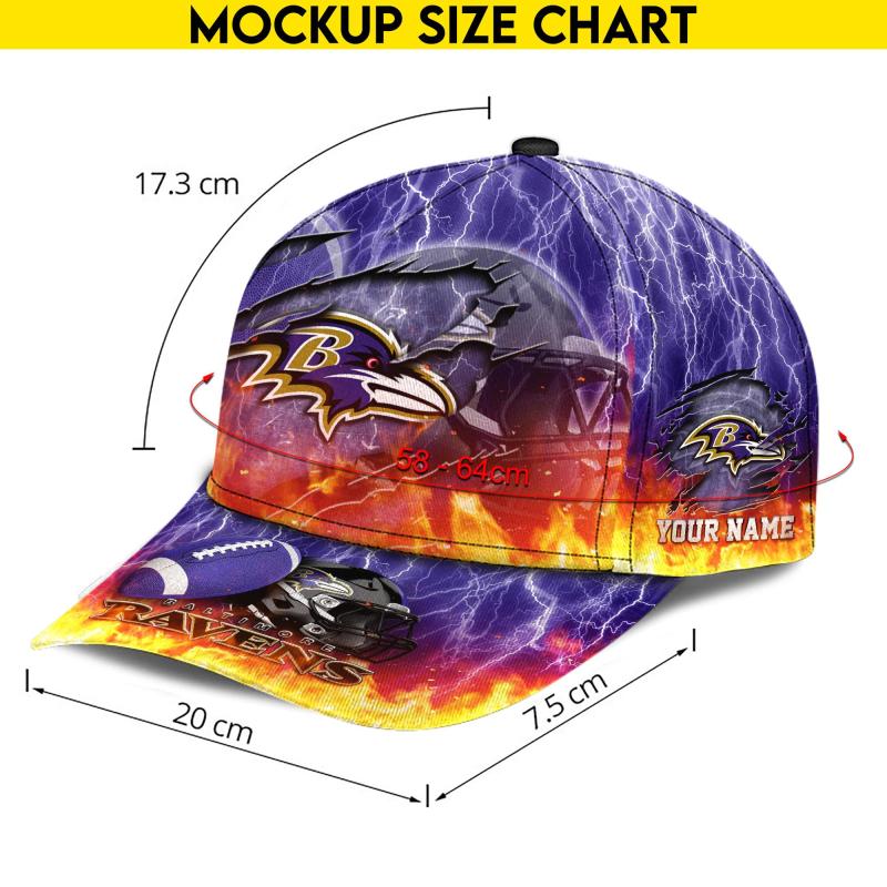 Baltimore Ravens Custom Cap