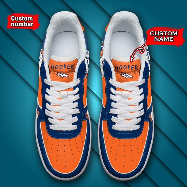 Denver Broncos Air Force 1 Sneakers
