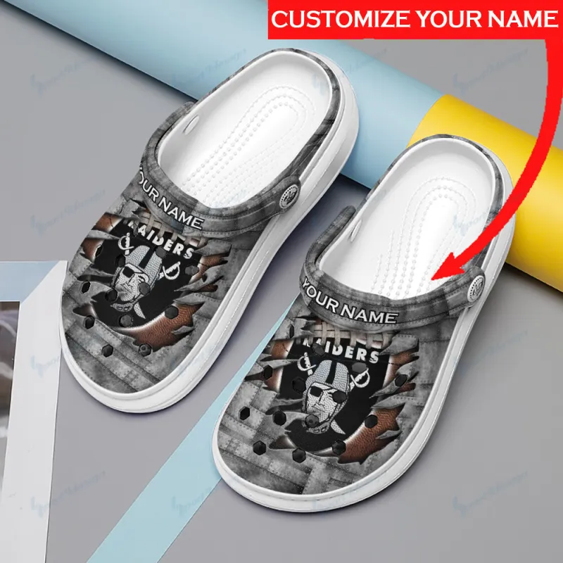 Las Vegas Raiders Personalized Limited Clog