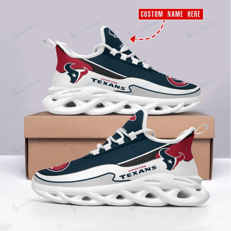 Houston Texans Personalized Yezy Running Sneakers