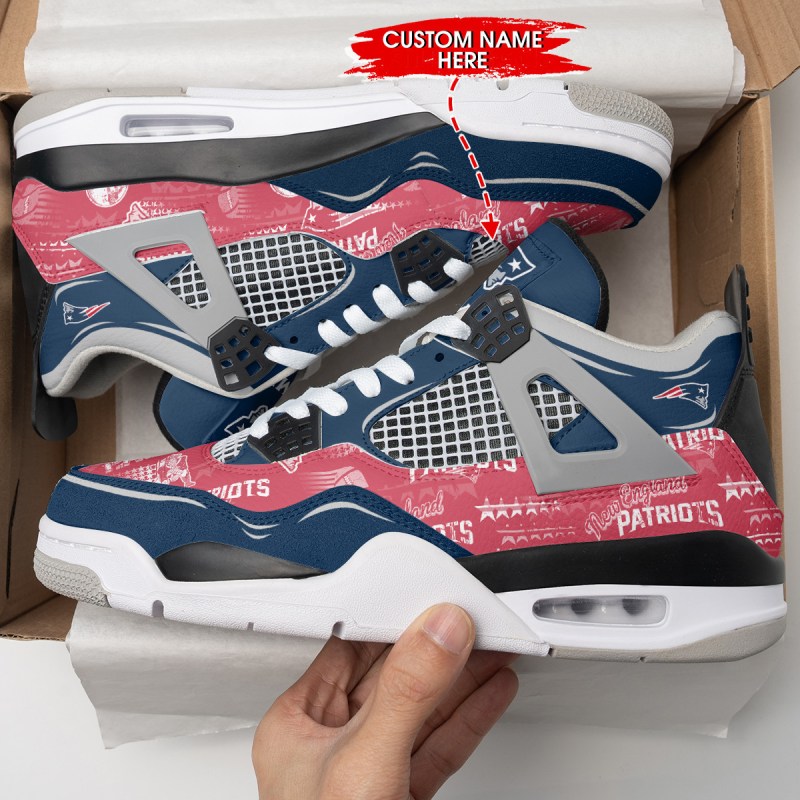 New England Patriots AJ4 Sneaker