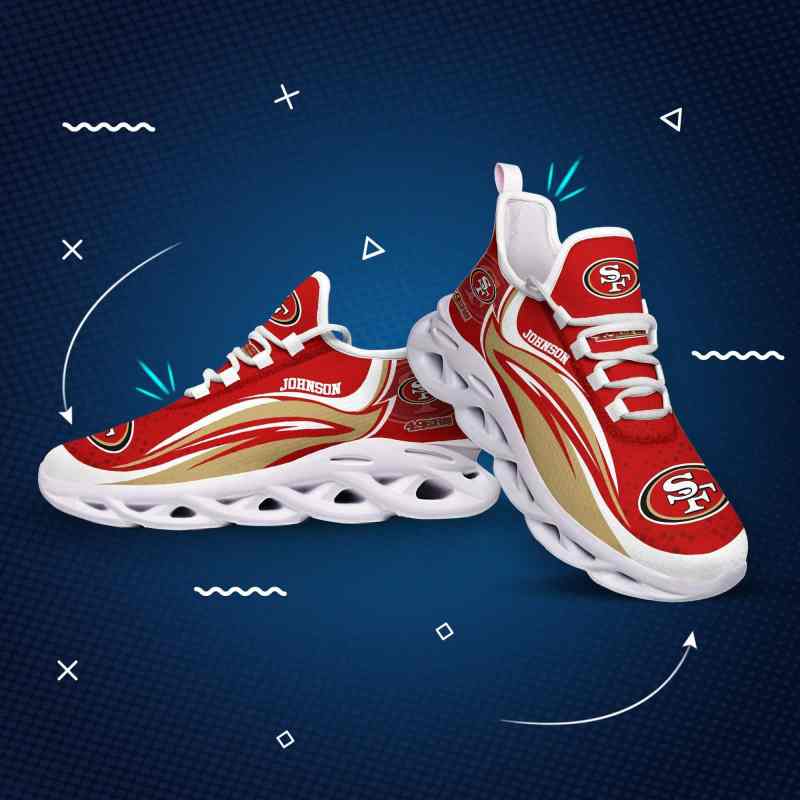 San Francisco 49ers Yezy Running Sneakers