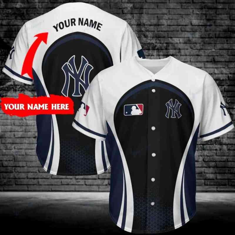 New York Yankees Personalized Baseball Jersey