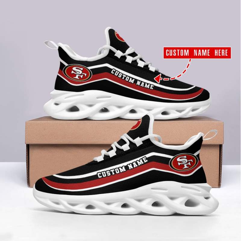 San Francisco 49ers Personalized Yeezy Running Sneakers