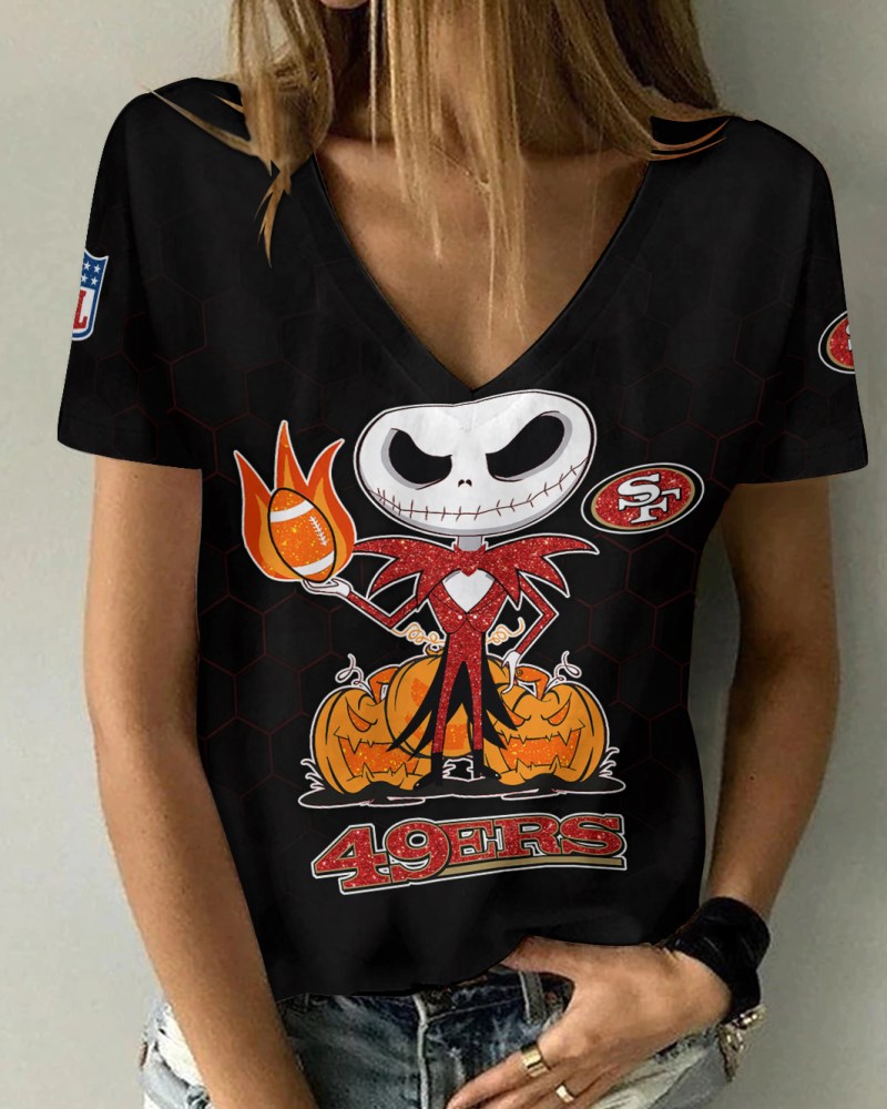 San Francisco 49ers V-neck T-shirt