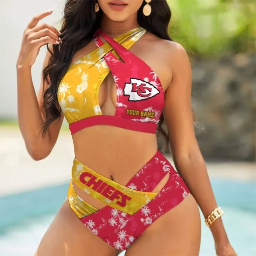 Kansas City Chiefs Women's 2PCS Bikini Swimsuit