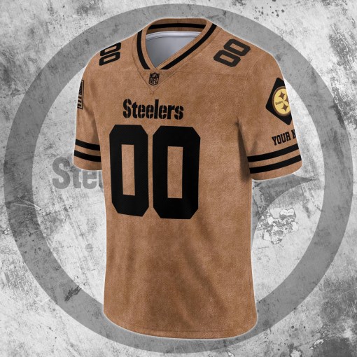Pittsburgh Steelers V-neck Football Jersey - Customizable