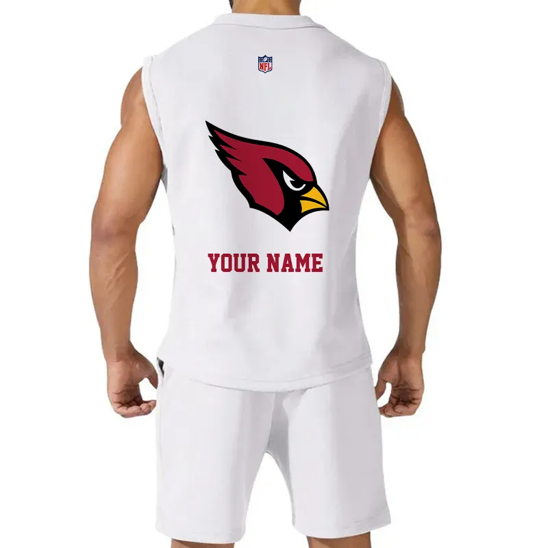 Arizona Cardinals Jersey Tank Top and Shorts Image 4