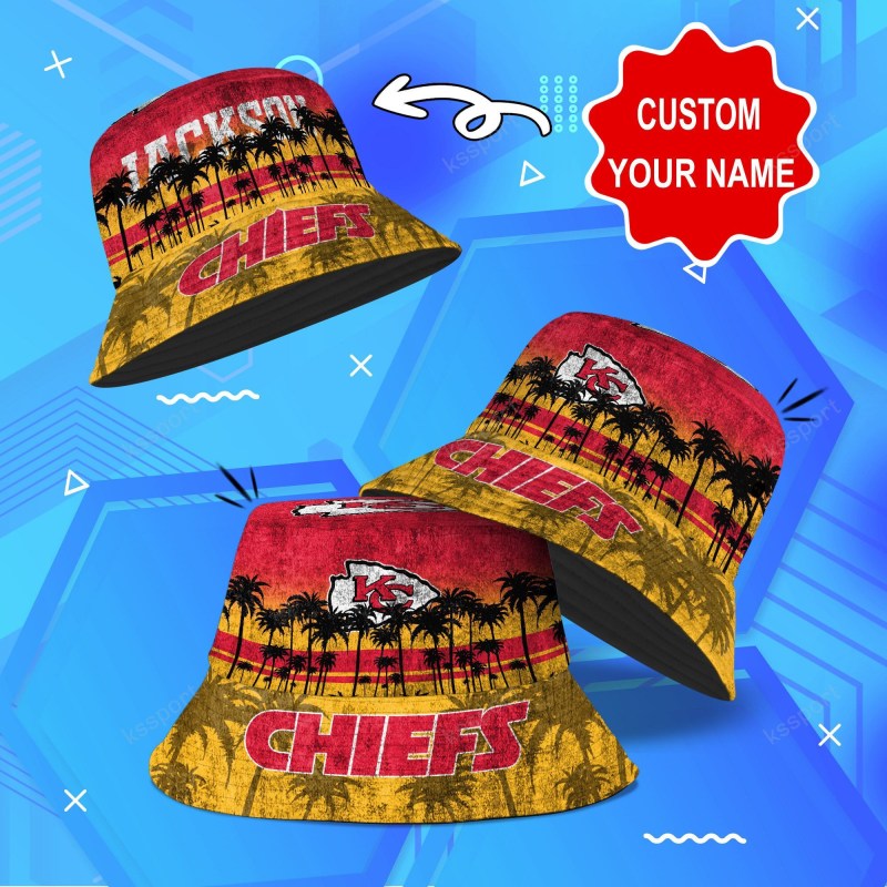 Kansas City Chiefs Personalized Bucket Hat