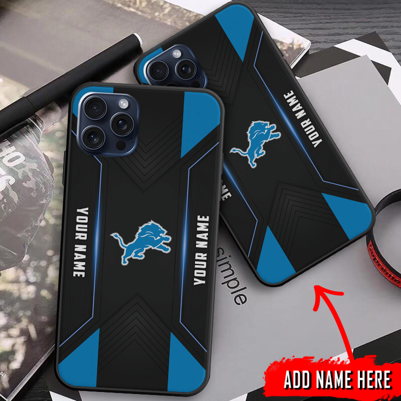Detroit Lions Personalized Phone Case Image 1