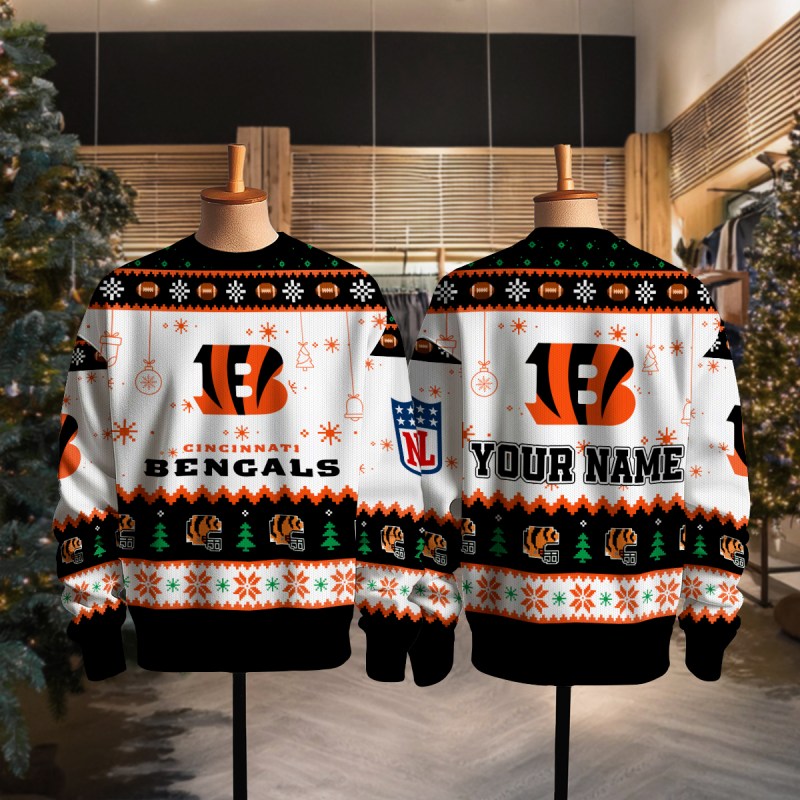 Cincinnati Bengals Premium Ugly Christmas Sweater