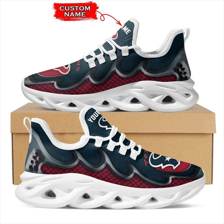 Houston Texans Personalized Yezy Running Sneakers