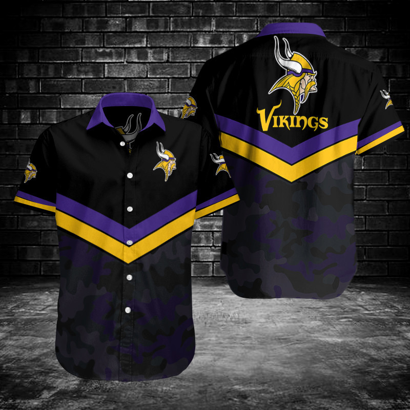 Minnesota Vikings Button Shirt Sizing Chart