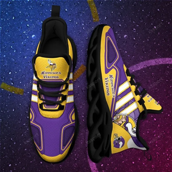 Minnesota Vikings Yezy Running Sneakers Image 4
