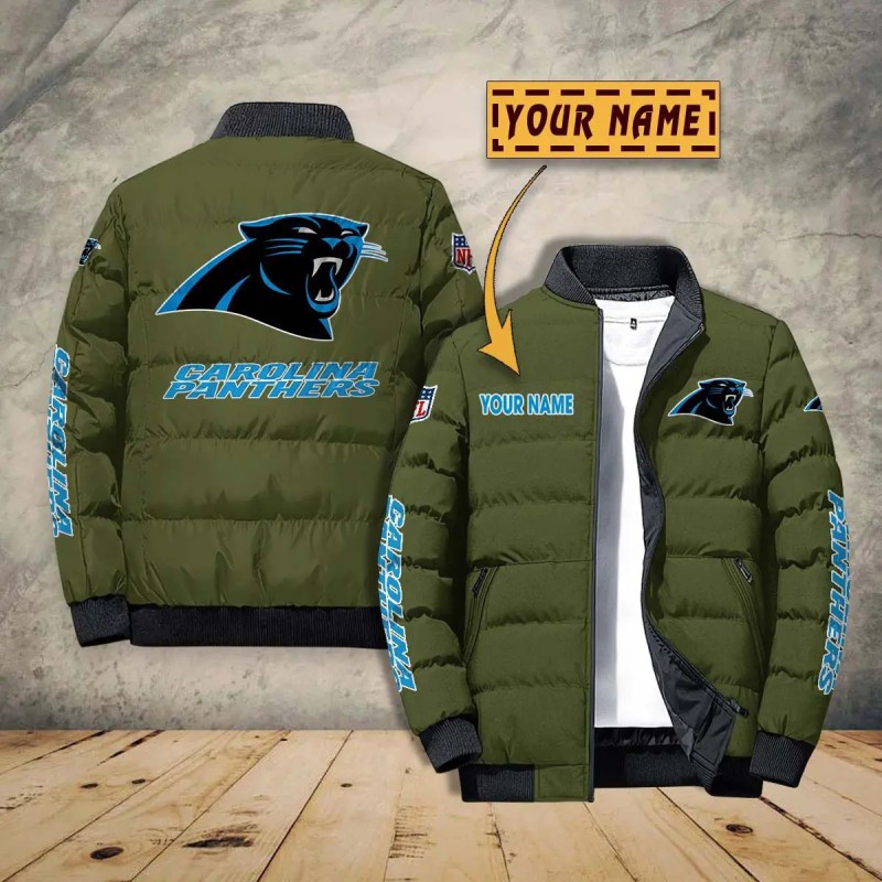 Carolina Panthers Puffer Jacket 7