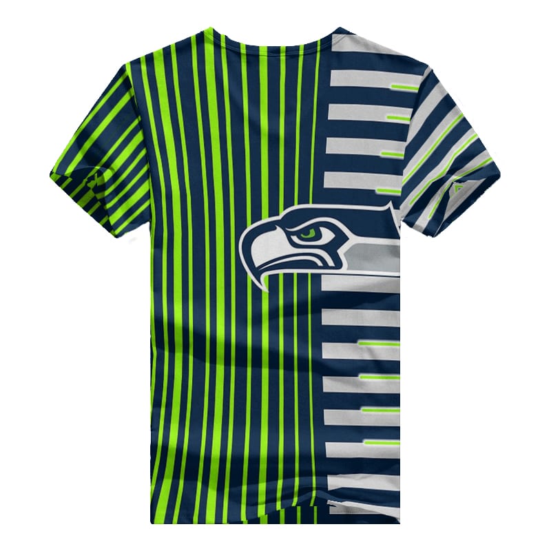 Seattle Seahawks V-neck T-shirt Image 2