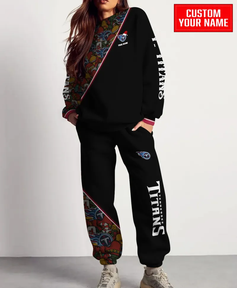 Tennessee Titans Christmas Sweatshirt and Sweatpants