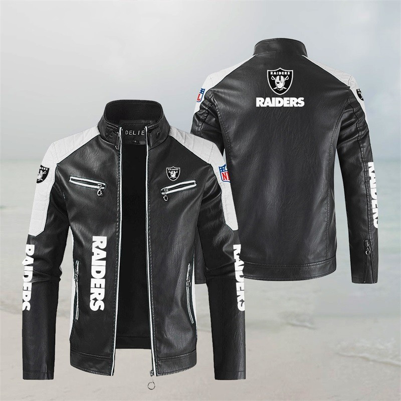 Las Vegas Raiders Leather Jacket