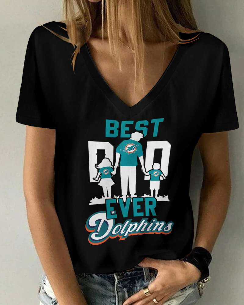 Philadelphia Eagles V-neck Women T-shirt