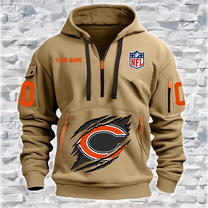 Chicago Bears Hoodie Image 3